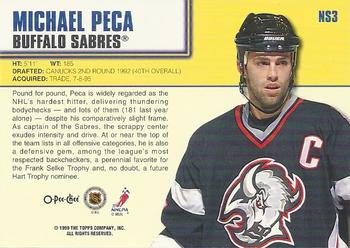 1999-00 O-Pee-Chee - Now Starring #NS3 Michael Peca Back