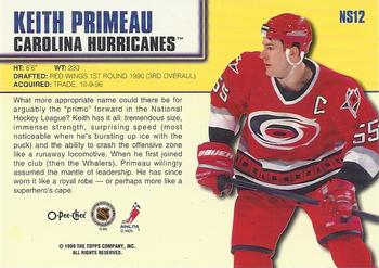 1999-00 O-Pee-Chee - Now Starring #NS12 Keith Primeau Back