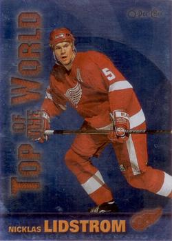 1999-00 O-Pee-Chee - Top of the World #TW6 Nicklas Lidstrom Front