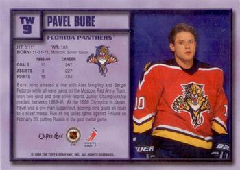 1999-00 O-Pee-Chee - Top of the World #TW9 Pavel Bure Back