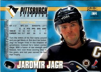 1999-00 O-Pee-Chee Chrome - Ice Masters Refractors #IM4 Jaromir Jagr Back