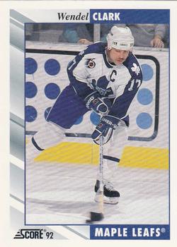 2002-03 UD Foundations Maple Leafs Hockey Card #92 Wendel Clark