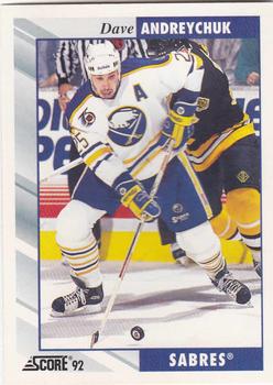 1992-93 Score #204 Dave Andreychuk Front