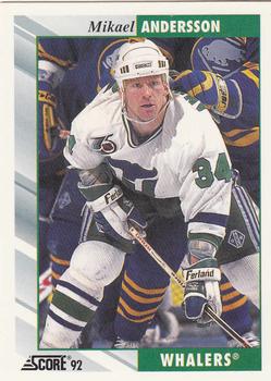 1992-93 Score #215 Mikael Andersson Front