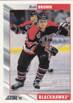 1992-93 Score #244 Rob Brown Front