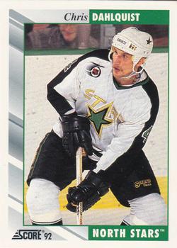 1992-93 Score #294 Chris Dahlquist Front