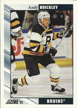 1992-93 Score #296 Andy Brickley Front