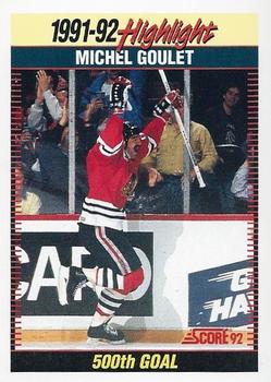 1992-93 Score #444 Michel Goulet Front
