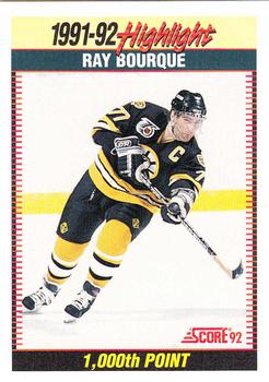 1992-93 Score #447 Ray Bourque Front