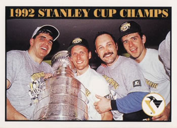 1992-93 Score #518 1992 Stanley Cup Champs Front