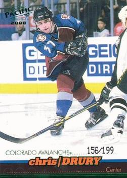 1999-00 Pacific - Emerald Green #102 Chris Drury Front