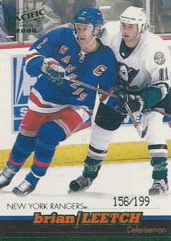 1999-00 Pacific - Emerald Green #272 Brian Leetch Front