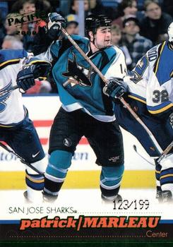 1999-00 Pacific - Emerald Green #375 Patrick Marleau Front