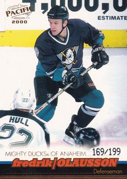 1999-00 Pacific - Gold #11 Fredrik Olausson Front