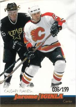 1999-00 Pacific - Gold #57 Jarome Iginla Front