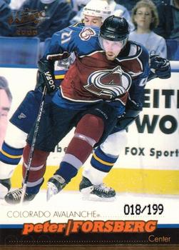1999-00 Pacific - Gold #105 Peter Forsberg Front