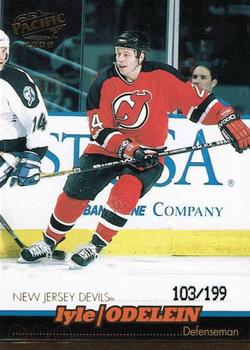 1999-00 Pacific - Gold #243 Lyle Odelein Front