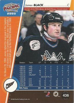 1999-00 Pacific - Ice Blue #436 James Black Back
