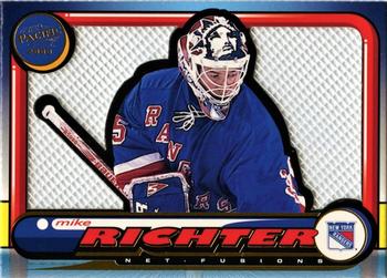 1999-00 Pacific - In the Cage Net-Fusions #12 Mike Richter Front