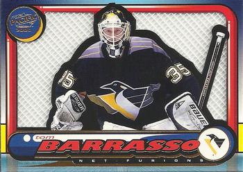 1999-00 Pacific - In the Cage Net-Fusions #16 Tom Barrasso Front