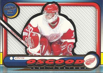 1999-00 Pacific - In the Cage Net-Fusions #7 Chris Osgood Front