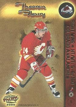 1999-00 Pacific - Past and Present #5 Theoren Fleury Back