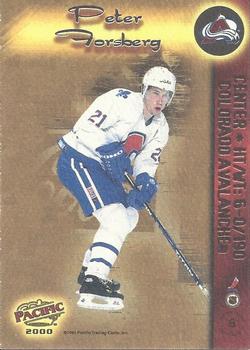 1999-00 Pacific - Past and Present #6 Peter Forsberg Back