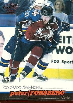 1999-00 Pacific - Red #105 Peter Forsberg Front