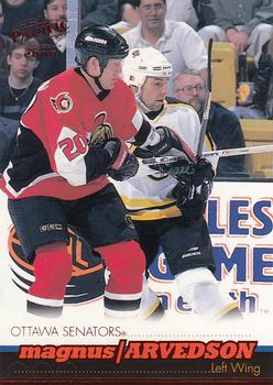 1999-00 Pacific - Red #284 Magnus Arvedson Front