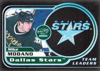 1999-00 Pacific - Team Leaders #9 Mike Modano Front