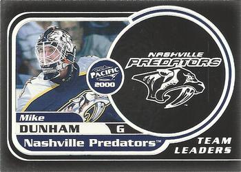 1999-00 Pacific - Team Leaders #15 Mike Dunham Front