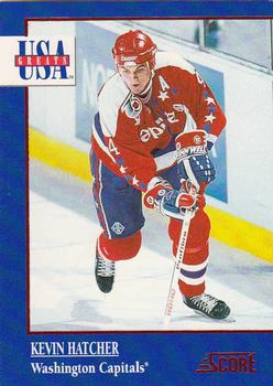 1992-93 Score - USA Greats #13 Kevin Hatcher Front