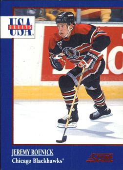 1992-93 Score - USA Greats #3 Jeremy Roenick Front