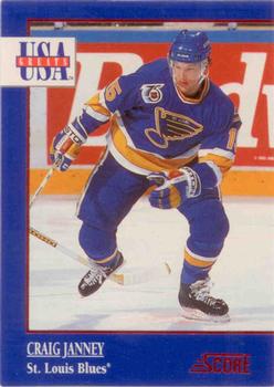 1992-93 Score - USA Greats #11 Craig Janney Front