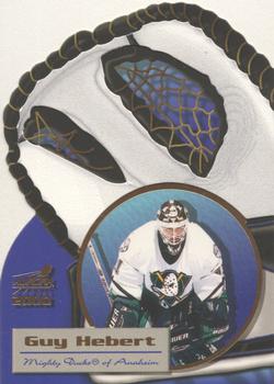 1999-00 Pacific Aurora - Glove Unlimited #1 Guy Hebert Front
