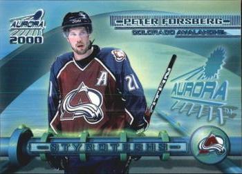 1999-00 Pacific Aurora - Styrotechs #5 Peter Forsberg Front