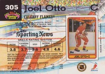 1992-93 Stadium Club #305 Joel Otto Back
