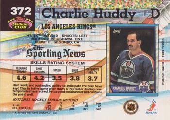 1992-93 Stadium Club #372 Charlie Huddy Back