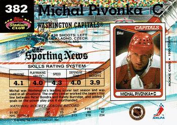 1992-93 Stadium Club #382 Michal Pivonka Back