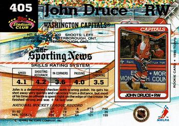 1992-93 Stadium Club #405 John Druce Back