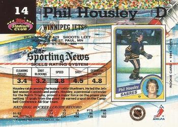 1992-93 Stadium Club #14 Phil Housley Back