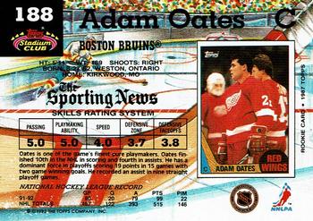1992-93 Stadium Club #188 Adam Oates Back