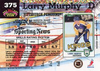 1992-93 Stadium Club #375 Larry Murphy Back