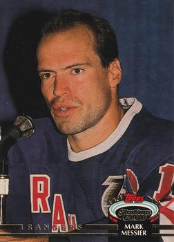 1992-93 Stadium Club #443 Mark Messier Front