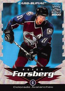 1999-00 Pacific Crown Royale - Card-Supials #6 Peter Forsberg Front