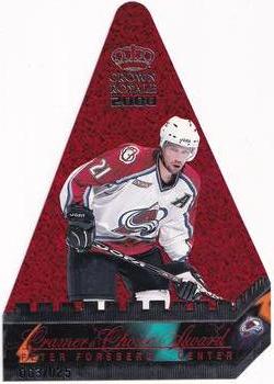 1999-00 Pacific Crown Royale - Cramer's Choice Jumbos Red #3 Peter Forsberg Front