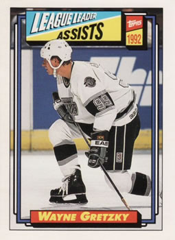 1992-93 Topps #123 Wayne Gretzky Front