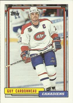 1992-93 Topps #125 Guy Carbonneau Front