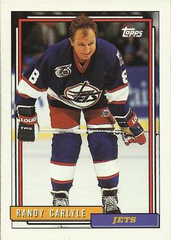 1992-93 Topps #147 Randy Carlyle Front