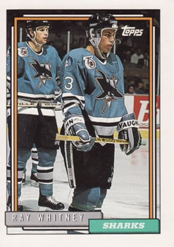1992-93 Topps #205 Ray Whitney Front